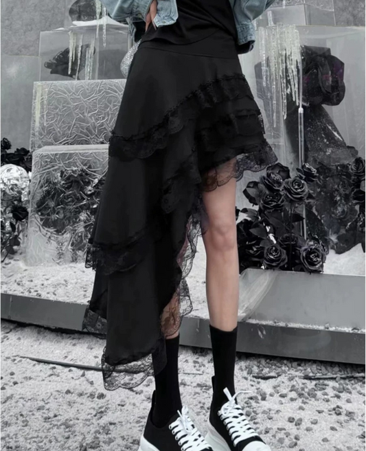 Frill lace half skirt / フリルレースハーフスカートTR-10832