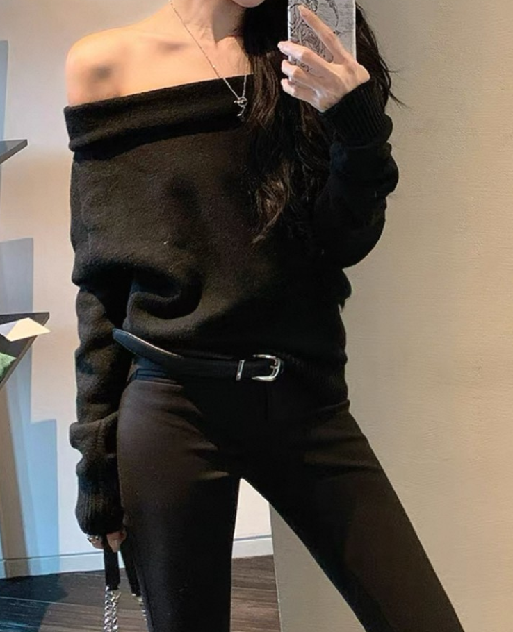 Rib knit tops / リブニットトップス TR-10937