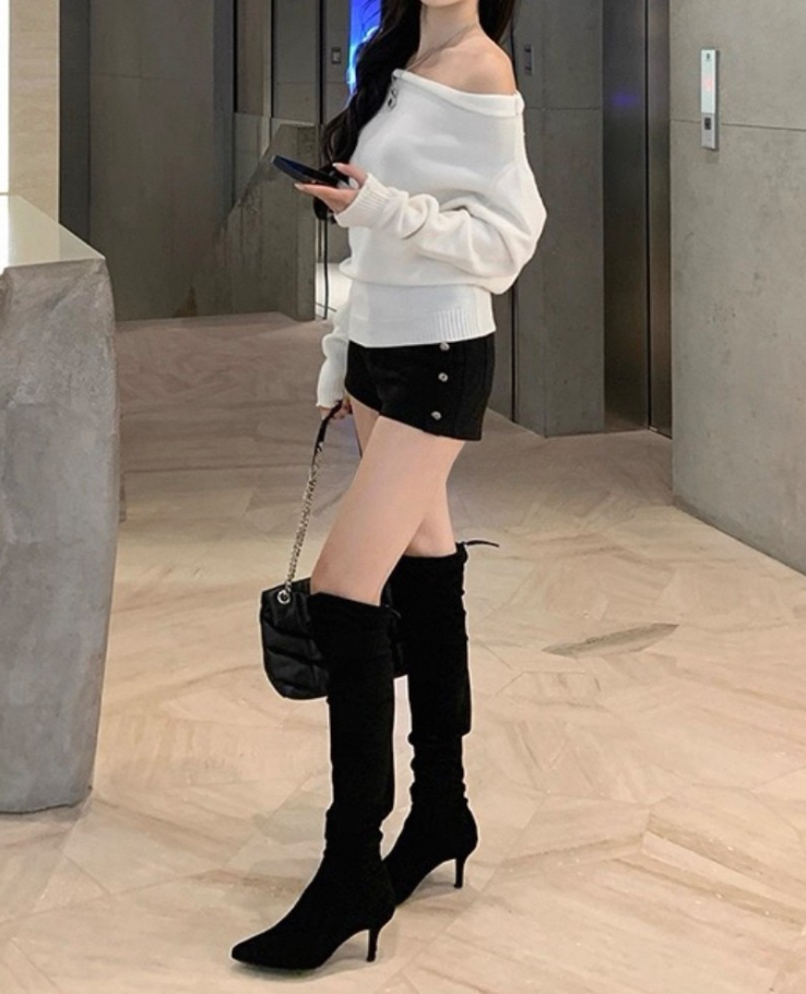 Rib knit tops / リブニットトップス TR-10937