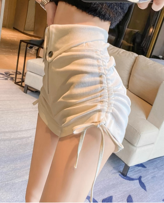 High-Waist Ribbon Shorts / ハイウエストリボンショートパンツ TR-10842