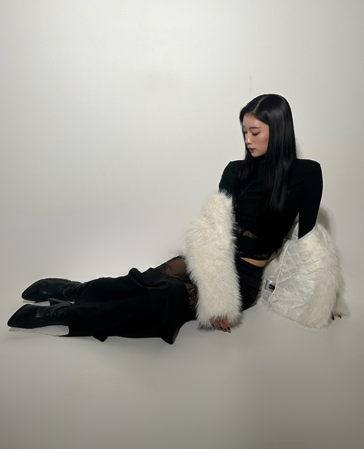 Shear Lace Docking Long Skirt /シアーレースドッキングロングスカート TR-10935