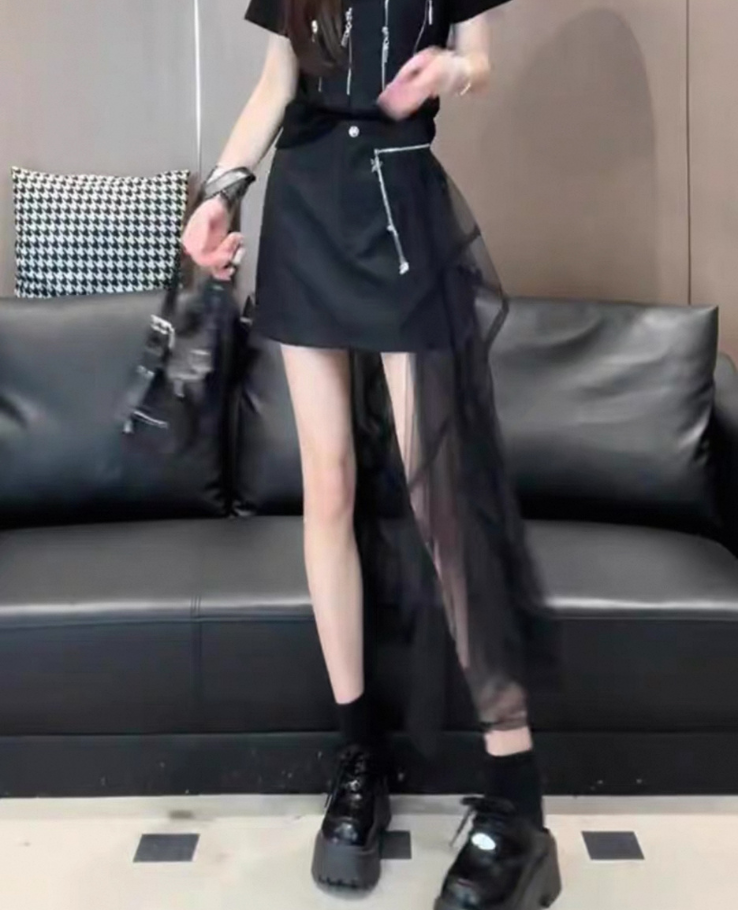 Frill Docking Tight West Skirt /フリルドッキングタイトウエストスカート TR-10867