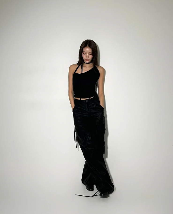 Stripe Tight Waist Tack Top / ストライプタイトウエストタックトップ TR-10840