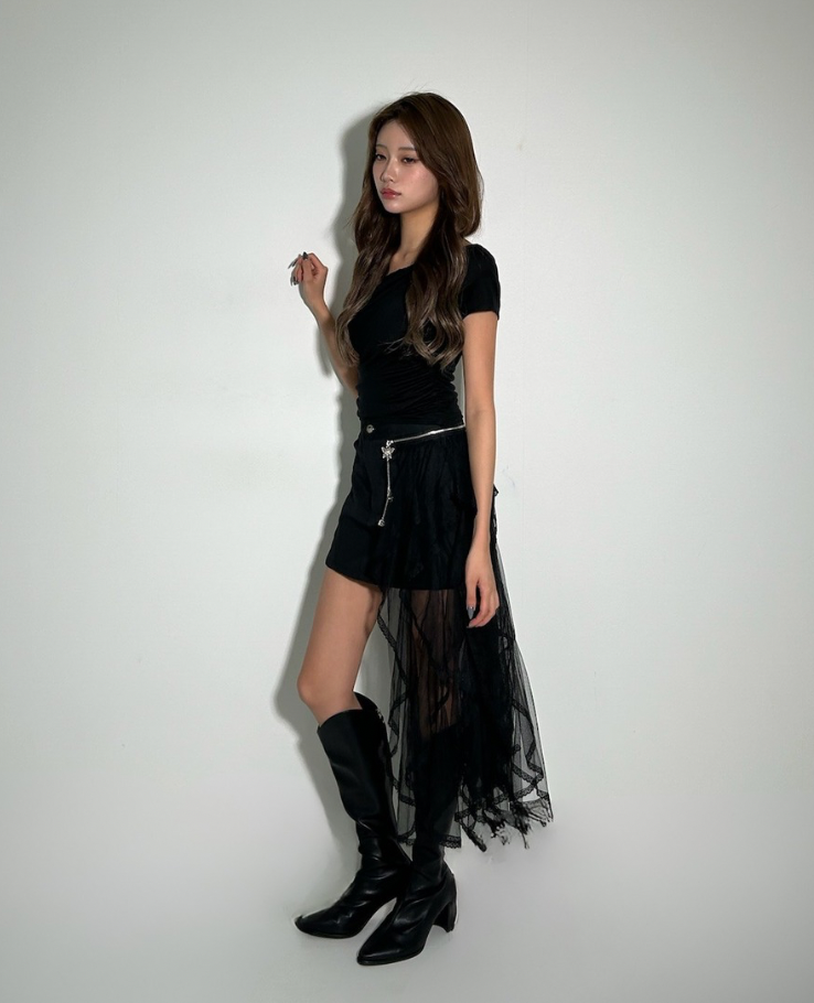 Frill Docking Tight West Skirt /フリルドッキングタイトウエストスカート TR-10867