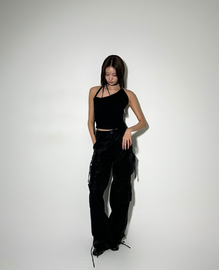 Stripe Tight Waist Tack Top / ストライプタイトウエストタックトップ TR-10840
