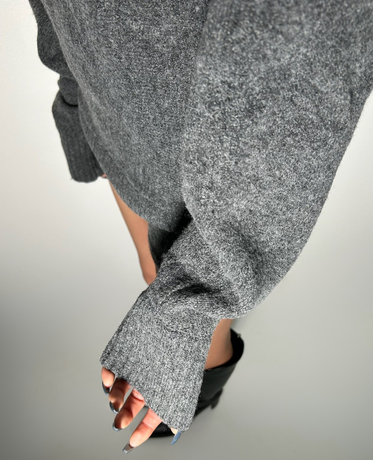 Knit Off Shoulder Setup / ニットオフショルダーセットアップ TR-10934[予約販売]