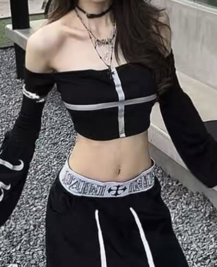 y2k session ドレープ ラメ カットソー tシャツ v系 お兄系 UNISEX]スポーティー ベーシックオーバーフィット Y2K半袖T