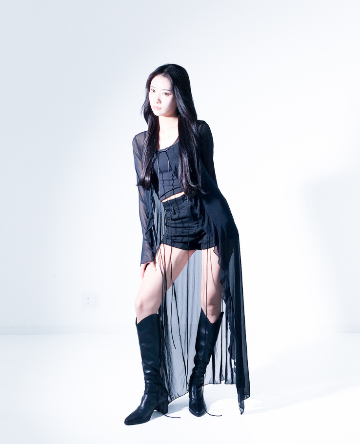 Long shear frill cardigan / ロングシアーフリルカーディガン TR-10865