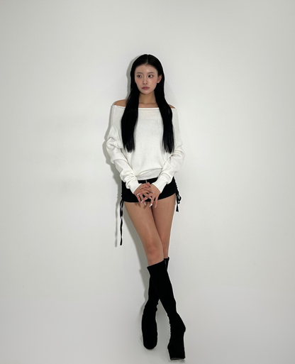 Rib knit tops / リブニットトップス TR-10937