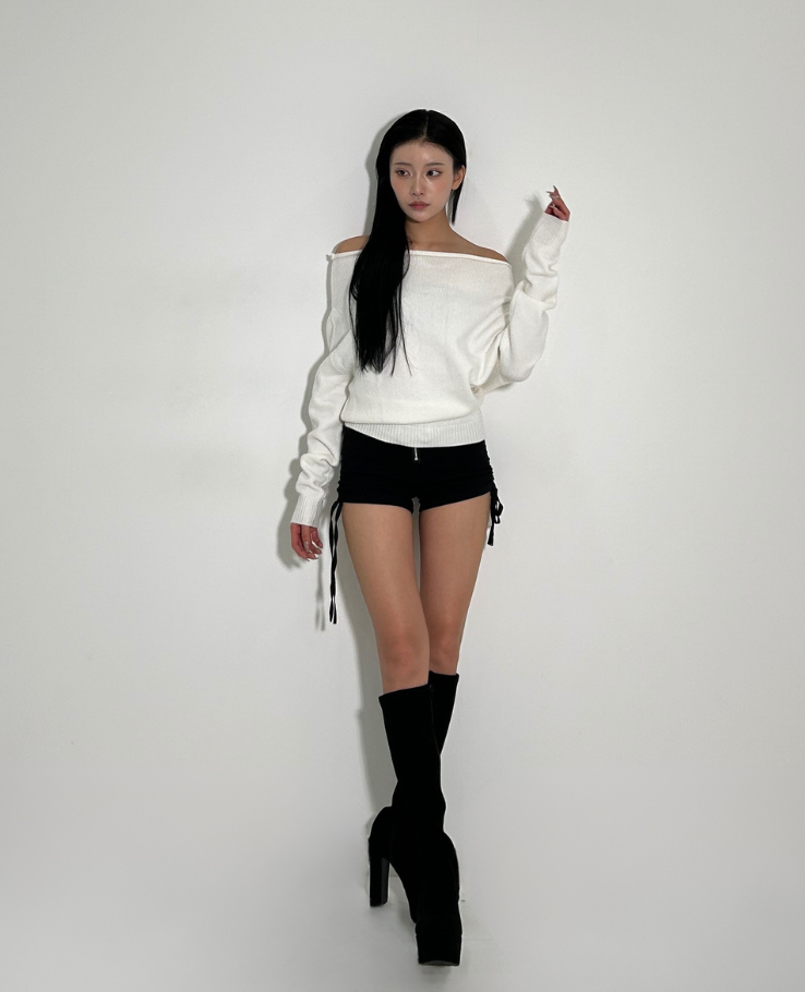 Rib knit tops / リブニットトップス TR-10937