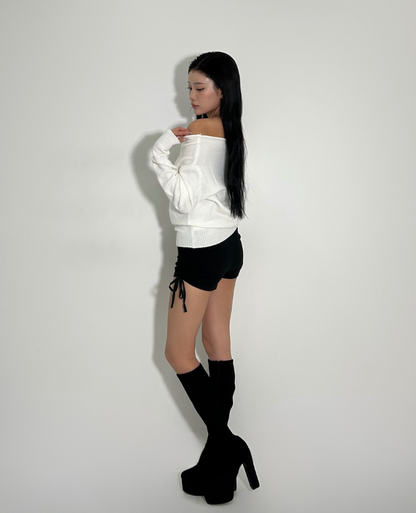 Rib knit tops / リブニットトップス TR-10937