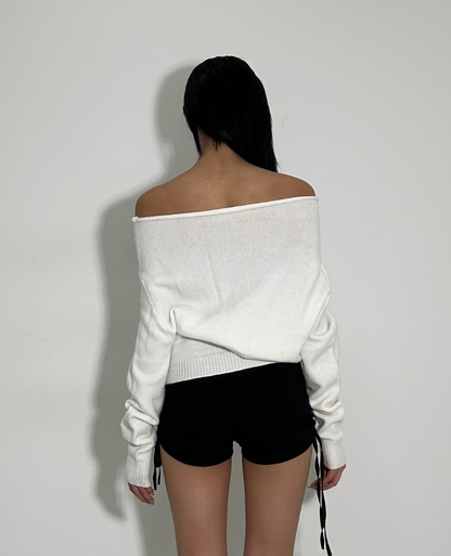 Rib knit tops / リブニットトップス TR-10937