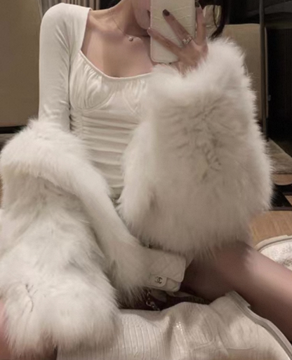 Over Fur Hoodie Outer / オーバーファーフーディーアウター TR-10947[Coming Soon]