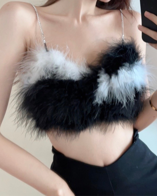 Fake Fur Tube Top / フェイクファーチューブトップ TR-10671