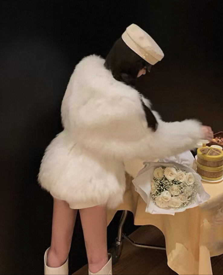 Over Fur Hoodie Outer / オーバーファーフーディーアウター TR-10947[Coming Soon]