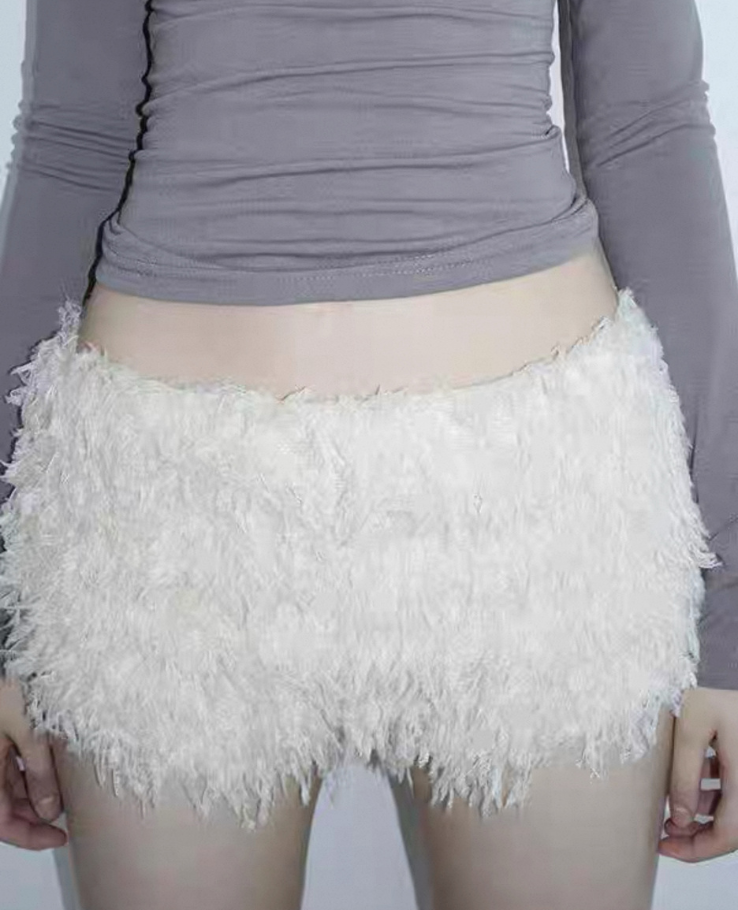 Fur wool nap shorts /ファーウールナップショーツ TR-10948[Coming Soon]