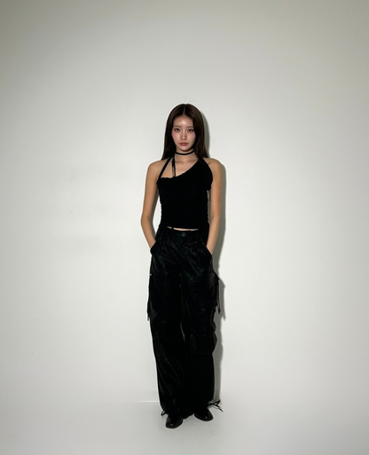 Stripe Tight Waist Tack Top / ストライプタイトウエストタックトップ TR-10840