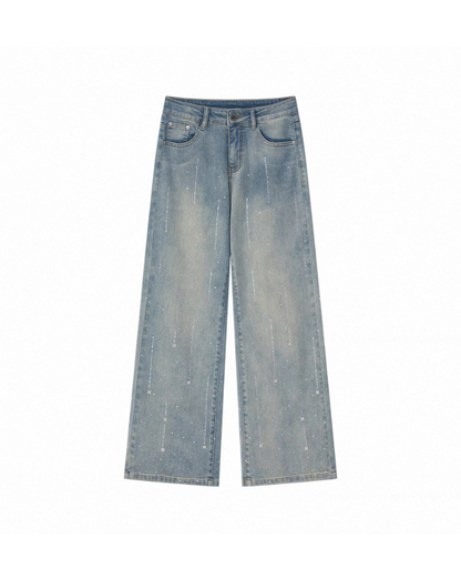 Beads High-West Denim / ビーズハイウエストデニム TR-10926