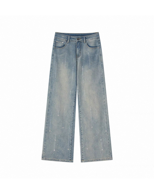 Beads High-West Denim / ビーズハイウエストデニム TR-10926