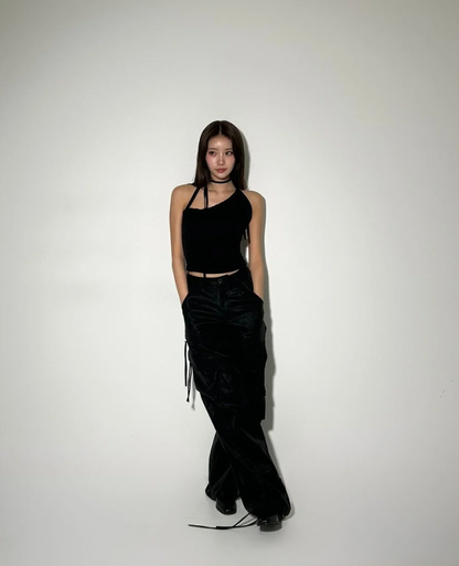 Stripe Tight Waist Tack Top / ストライプタイトウエストタックトップ TR-10840