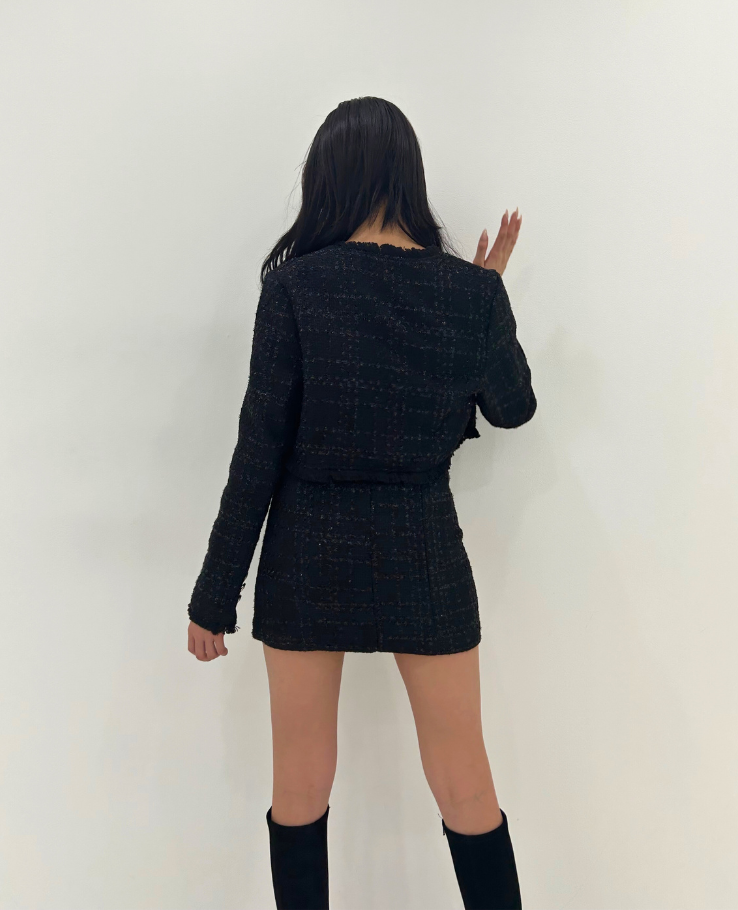 Fringe Tweed Jacket Setup / フリンジツイードジャケットセットアップ TR-10952
