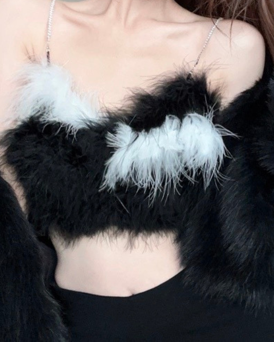 Fake Fur Tube Top / フェイクファーチューブトップ TR-10671