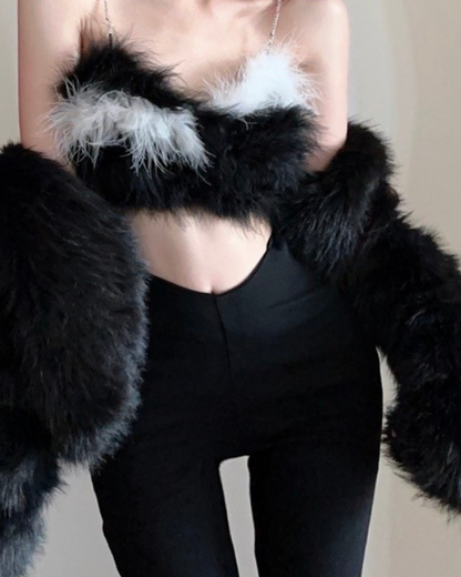 Fake Fur Tube Top / フェイクファーチューブトップ TR-10671