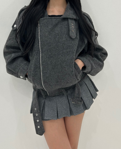 Pleated short skirt /プリーツショートスカート TR-10953