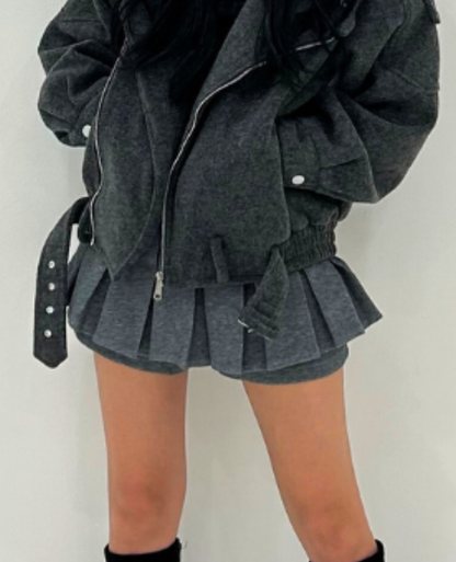 Pleated short skirt /プリーツショートスカート TR-10953