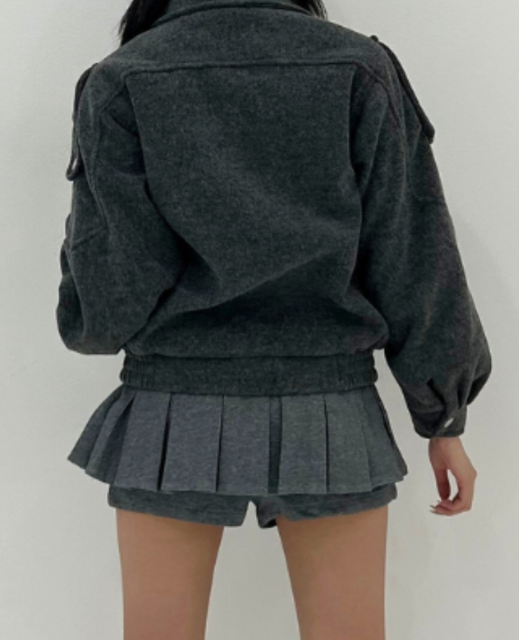 Pleated short skirt /プリーツショートスカート TR-10953