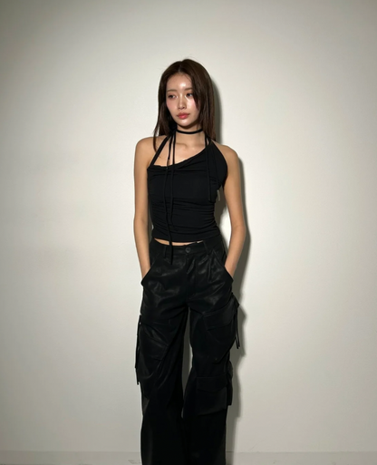 Stripe Tight Waist Tack Top / ストライプタイトウエストタックトップ TR-10840
