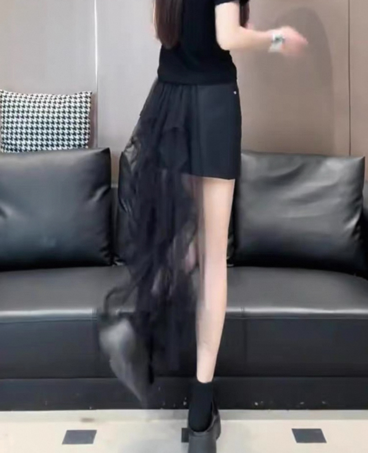 Frill Docking Tight West Skirt /フリルドッキングタイトウエストスカート TR-10867