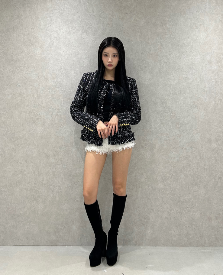 Tweed French Chiffon Jacket / ツイードフレンチシフォンジャケット TR-10939