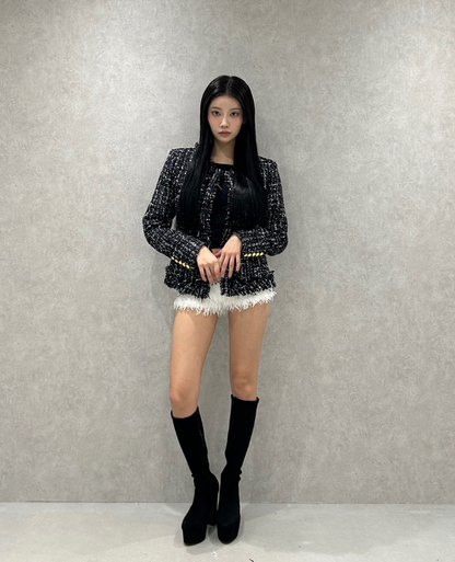 Tweed French Chiffon Jacket / ツイードフレンチシフォンジャケット TR-10939