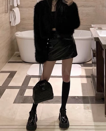 Furcrop Knitwear Outer / ファークロップニットアウター TR-10763