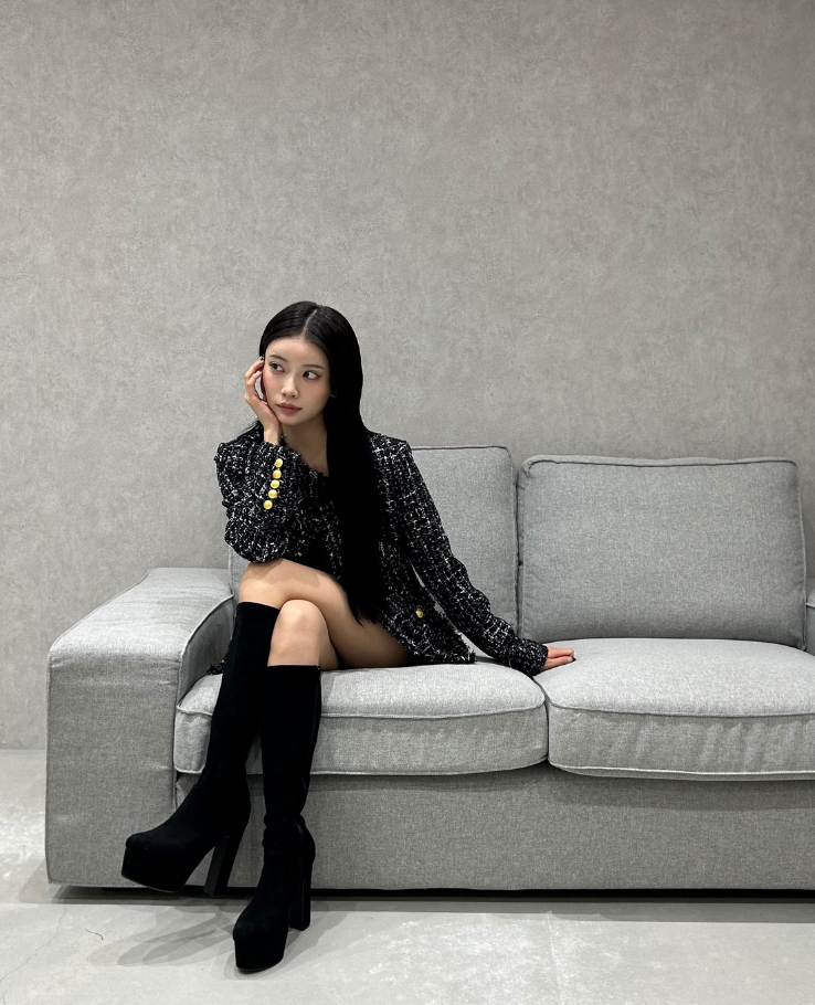 Tweed French Chiffon Jacket / ツイードフレンチシフォンジャケット TR-10939