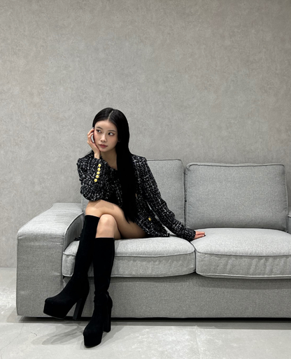 Tweed French Chiffon Jacket / ツイードフレンチシフォンジャケット TR-10939