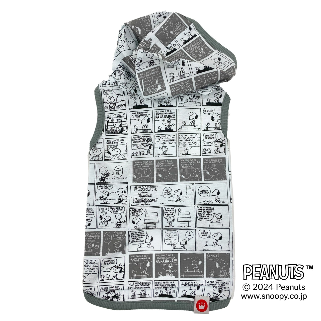 PEANUTS & MAISON TARTS MT24SN103-1 フードパーカー コミック柄