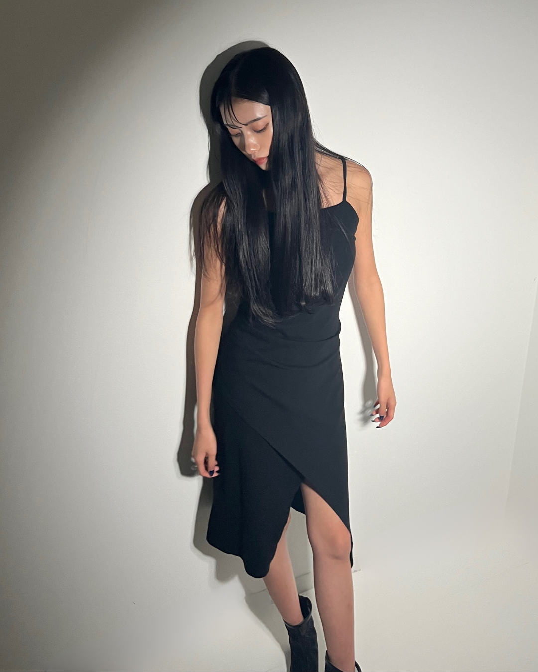 Tight slit long dress /タイトスリットロングワンピース TR-10621