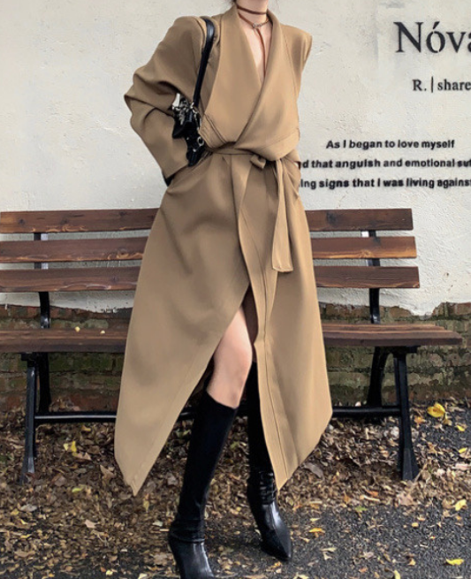 Frill over design trench coat / フリルオーバーデザイントレンチコート TR-10729