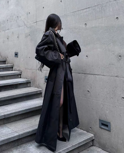 High-waist belt trench coat / ハイウエストベルトトレンチコート TR-10798