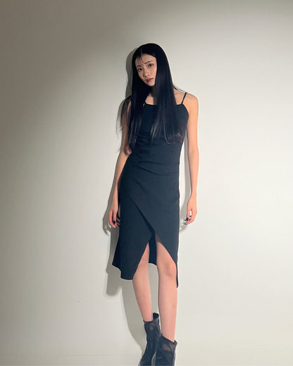 Tight slit long dress /タイトスリットロングワンピース TR-10621