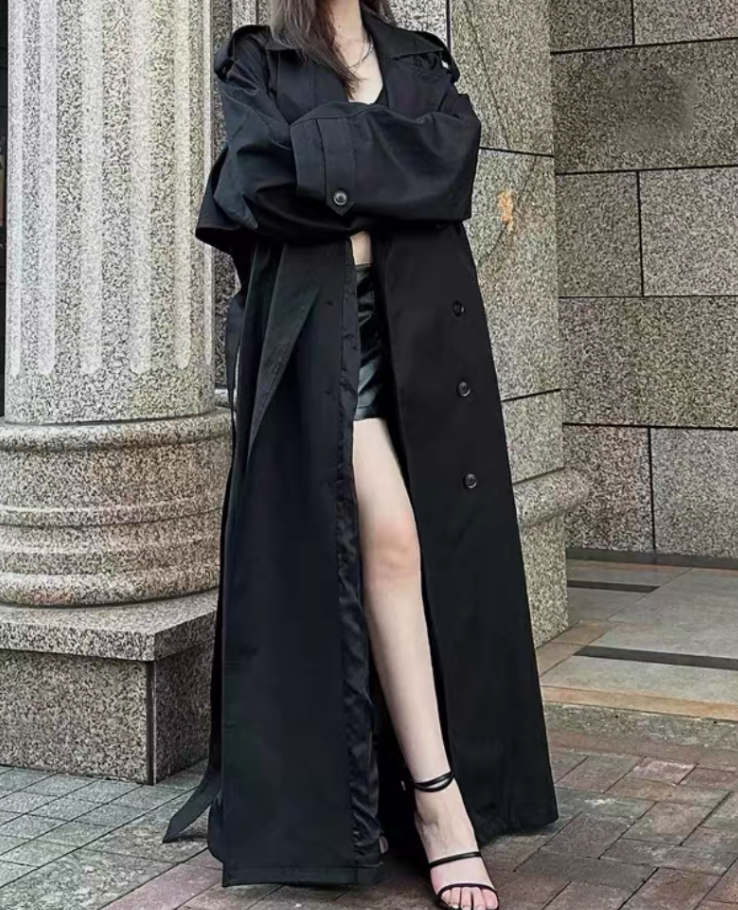 High-waist belt trench coat / ハイウエストベルトトレンチコート TR-10798