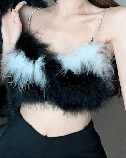 Fake Fur Tube Top / フェイクファーチューブトップ TR-10671