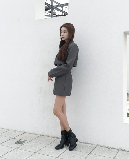 Denim jacket mini dress / デニムジャケットミニワンピース TR-10854