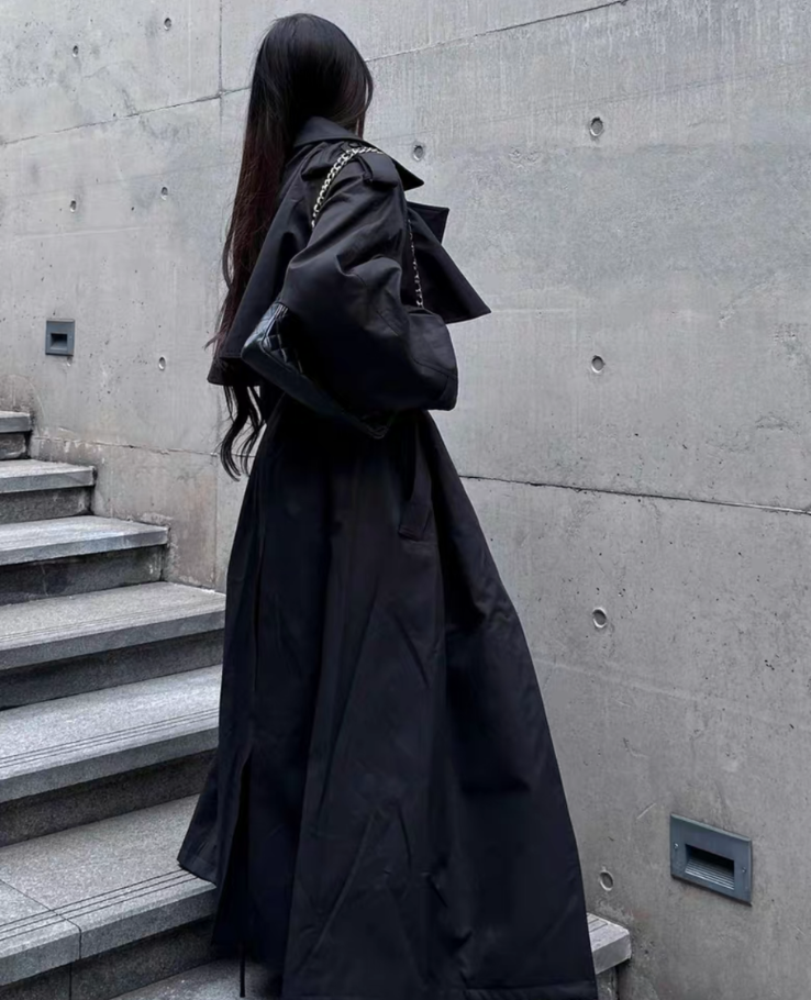 High-waist belt trench coat / ハイウエストベルトトレンチコート TR-10798