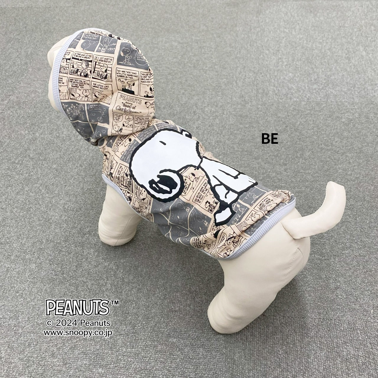 PEANUTS & MAISON TARTS MT24SN103-3 フードパーカー コミック×おすわりSNOOPY柄