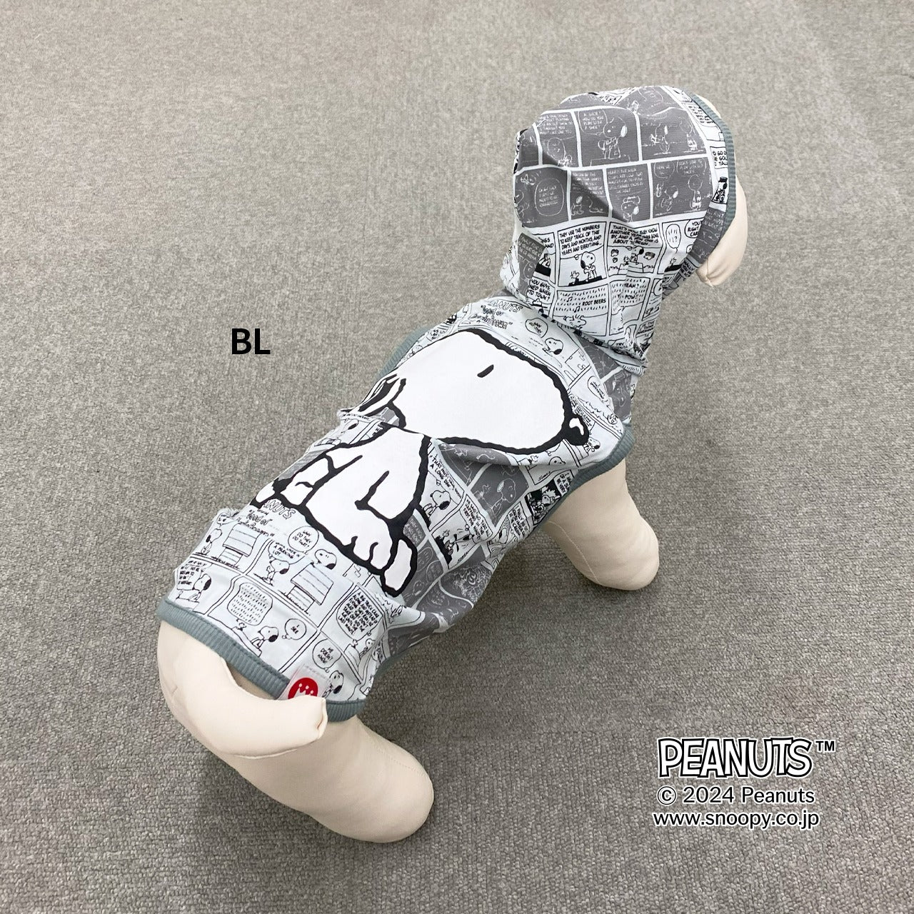 PEANUTS & MAISON TARTS MT24SN103-3 フードパーカー コミック×おすわりSNOOPY柄