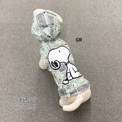 PEANUTS & MAISON TARTS MT24SN103-3 フードパーカー コミック×おすわりSNOOPY柄