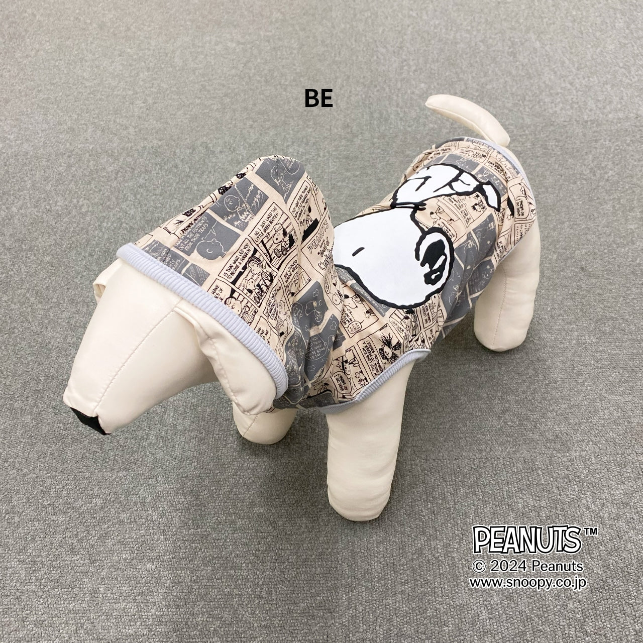 PEANUTS & MAISON TARTS MT24SN103-3 フードパーカー コミック×おすわりSNOOPY柄